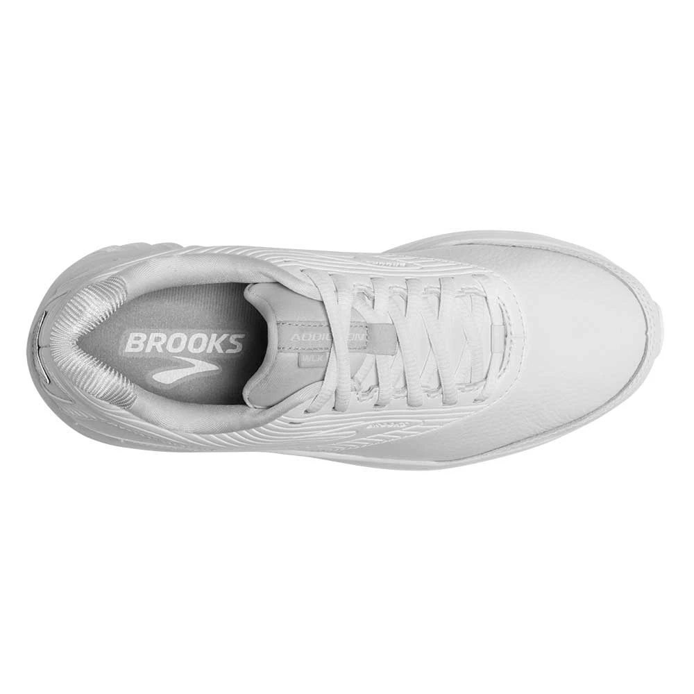 BROOKS Women's Addiction Walker 2 Walking Shoe - White/White- Extra Wide (2E) 4 BROOKS Women's Addiction Walker 2 Walking Shoe - White/White- Extra Wide (2E) - Image 4
