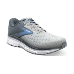 BROOKS Women's Dyad 11 Running Shoe - Grey/White/Blue - Extra Wide (2E) 8 BROOKS Women's Dyad 11 Running Shoe - Grey/White/Blue - Extra Wide (2E) -Patagonia Shop 120312 065 A Dyad 11