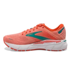BROOKS Women's Adrenaline GTS 22 Running Shoe- Coral/Latigo Bay/White- Regular (B) 8 BROOKS Women's Adrenaline GTS 22 Running Shoe- Coral/Latigo Bay/White- Regular (B) -Patagonia Shop 120353 680 M Adrenaline GTS 22