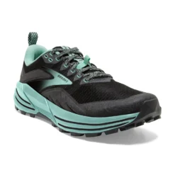 BROOKS Women's Cascadia 16 Trail Running Shoes - Black/Ebony/Yucca - Regular (B) -Patagonia Shop 120363 049 A Cascadia 16