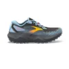 BROOKS Women's Caldera 6 Trail Shoe - Black/Blue/Yellow- Regular (B)
