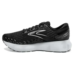 BROOKS Women's Glycerin 20 Running Shoe - Black/White/Alloy - Regular (B) -Patagonia Shop 120369 059 M Glycerin 20