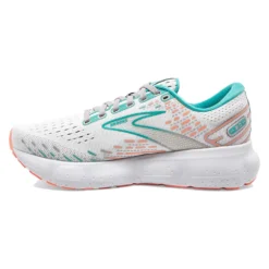 BROOKS Women's Glycerin 20 Running Shoe- Oyster/Latigo Bay/Coral - Wide (D) -Patagonia Shop 120369 061 M Glycerin 20