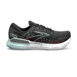 BROOKS Women's Glycerin GTS 20 Running Shoe - Black/Red/Opal - Regular (B)