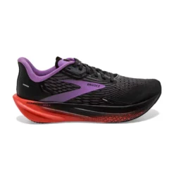 BROOKS Women's Hyperion Max Running Shoe- Black/Fiesta/Bellflower- Regular (B)
