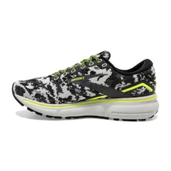 BROOKS Women's Ghost 15 Camo Running Shoe - Black/Ebony/Nightlife - Regular (B) -Patagonia Shop 120380 029 M Ghost 15