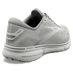 BROOKS Women's Ghost 15 Running Shoe - Oyster/Alloy/White - Regular (B) -Patagonia Shop 120380 112 H Ghost 15