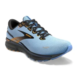 BROOKS Women's Ghost 15 Running Shoe- Light Blue/Black/Yellow - Regular (B) -Patagonia Shop 120380 437 A Ghost 15