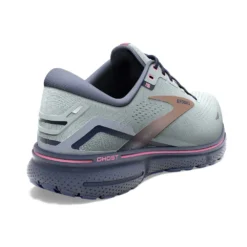 BROOKS Women's Ghost 15 Running Shoe - Spa Blue/Neo Pink/ Copper- Regular (B) -Patagonia Shop 120380 492 H Ghost 15 1