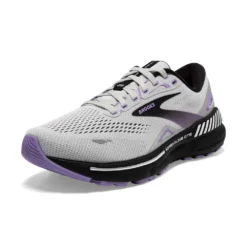 BROOKS Women's Adrenaline GTS 23 Running Shoe - Grey/Black/Purple- Regular (B) -Patagonia Shop 120381 039 Z Adrenaline GTS 23 1