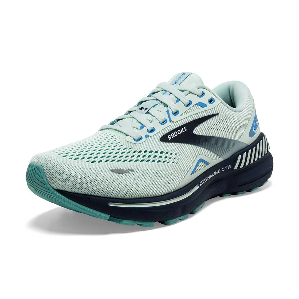 BROOKS Women's Adrenaline GTS 23 Running Shoe - Blue Glass/Nile Blue/Marina- Regular (B) 3 BROOKS Women's Adrenaline GTS 23 Running Shoe - Blue Glass/Nile Blue/Marina- Regular (B) - Image 3