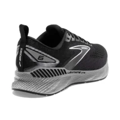 BROOKS Women's Levitate GTS 6 Running Shoe- Black/Ebony/White- Regular (B) -Patagonia Shop 120384 039 H Levitate GTS 6
