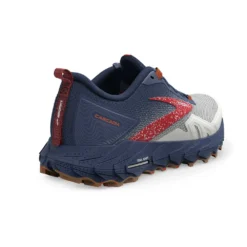 BROOKS Women's Cascadia 17 Trail Running Shoe - White/Navy/Bittersweet - Regular (B) -Patagonia Shop 120392 157 H Cascadia 17