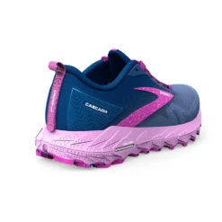 BROOKS Women's Cascadia Trail Running Shoe- Navy/Purple/Violet - Regular (B) 9 BROOKS Women's Cascadia Trail Running Shoe- Navy/Purple/Violet - Regular (B) -Patagonia Shop 120392 449 H Cascadia 17