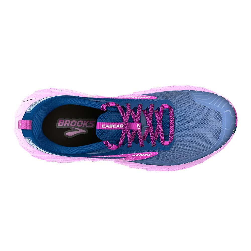 BROOKS Women's Cascadia Trail Running Shoe- Navy/Purple/Violet - Regular (B) 5 BROOKS Women's Cascadia Trail Running Shoe- Navy/Purple/Violet - Regular (B) - Image 5