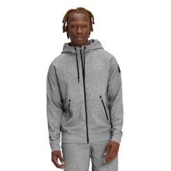 On Running Men's Zipped Hoodie - Grey -Patagonia Shop 139.01133 zipped hoodie ss23 grey m g1