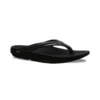 OOfos Women's OOlala Sandal - Black- Regular (B)