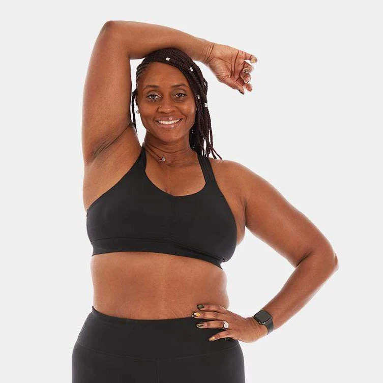 Women's Y-Back Bra - Booya Black 1 Women's Y-Back Bra - Booya Black