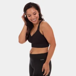 Women's Double Down Bra - Booya Black 6 Women's Double Down Bra - Booya Black -Patagonia Shop 165 001 3