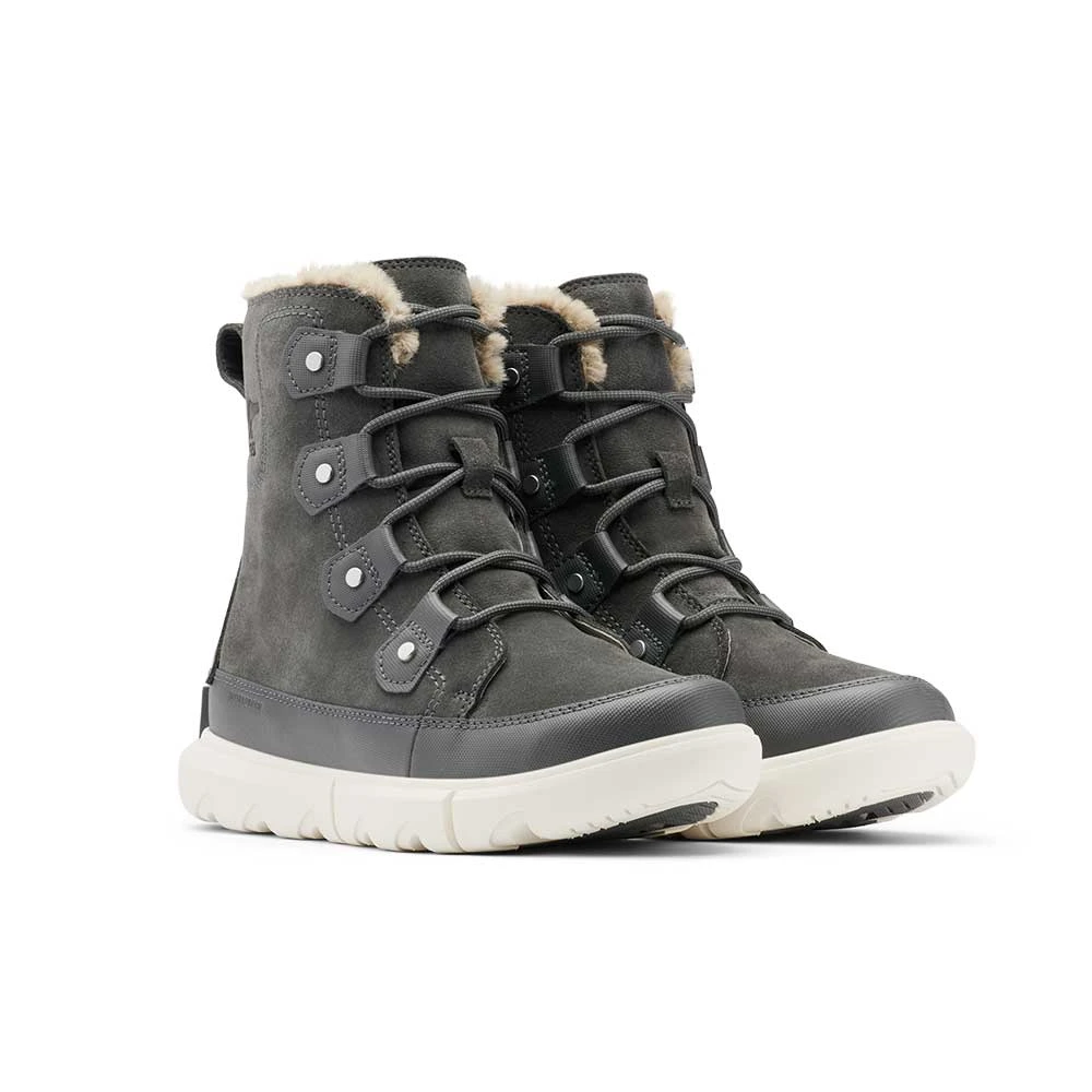 Sorel Women's Explorer II Joan Felt WP Boot - Grill/Fawn - Regular (B) 2 Sorel Women's Explorer II Joan Felt WP Boot - Grill/Fawn - Regular (B) - Image 2