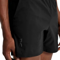 On Running Men's Essential Running Short - Black -Patagonia Shop 1MD10120553 essential shorts ss23 black m g4