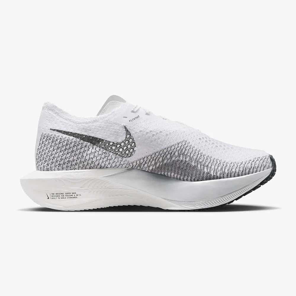 Women's Nike ZoomX Vaporfly Next% 3 Running Shoe- White/Dark Smoke Grey/Particle Grey- Regular (B) 1 Women's Nike ZoomX Vaporfly Next% 3 Running Shoe- White/Dark Smoke Grey/Particle Grey- Regular (B)