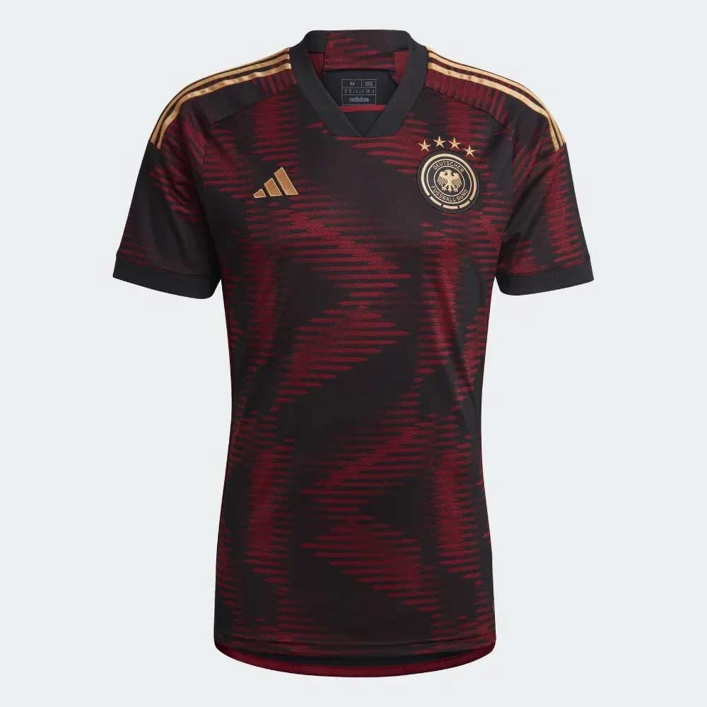 ADIDAS Men's Germany 2022 Away Jersey - Black 1 ADIDAS Men's Germany 2022 Away Jersey - Black
