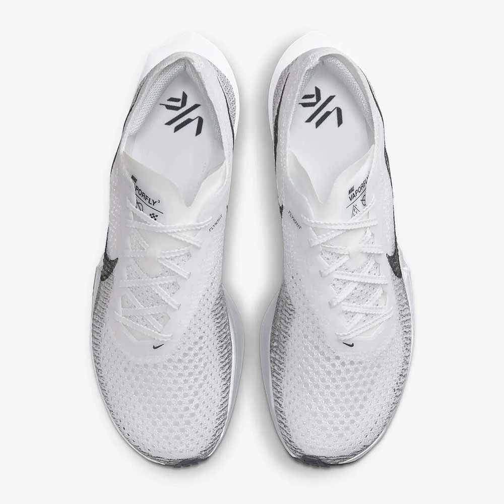 Women's Nike ZoomX Vaporfly Next% 3 Running Shoe- White/Dark Smoke Grey/Particle Grey- Regular (B) 4 Women's Nike ZoomX Vaporfly Next% 3 Running Shoe- White/Dark Smoke Grey/Particle Grey- Regular (B) - Image 4