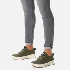 Sorel Women's Out N About III Low Sneaker Waterproof - Stone Green- Regular (B) -Patagonia Shop 2019631 397 a9