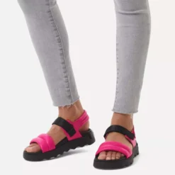 Sorel Women's Viibe Sandal - Fuchsia Fizz/Black- Regular (B) -Patagonia Shop 2030511 650 a9