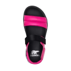 Sorel Women's Viibe Sandal - Fuchsia Fizz/Black- Regular (B) -Patagonia Shop 2030511 650 u