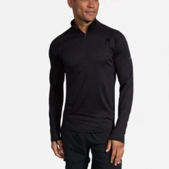 BROOKS Men's Dash 1/2 Zip Top - Black 6 BROOKS Men's Dash 1/2 Zip Top - Black -Patagonia Shop 211298 001 ma Dash Half Zip