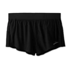 BROOKS Men's Sherpa Split Short 3in - Black