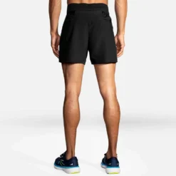 BROOKS Men's Sherpa 5in 2-in-1 Short - Black -Patagonia Shop 211331 001 MB Sherpa 5in 2in1 Short