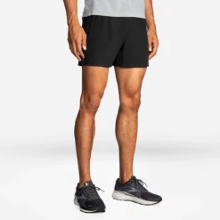 BROOKS Men's Sherpa 5" Short - Black -Patagonia Shop 211332 001 MA Sherpa 5in Short