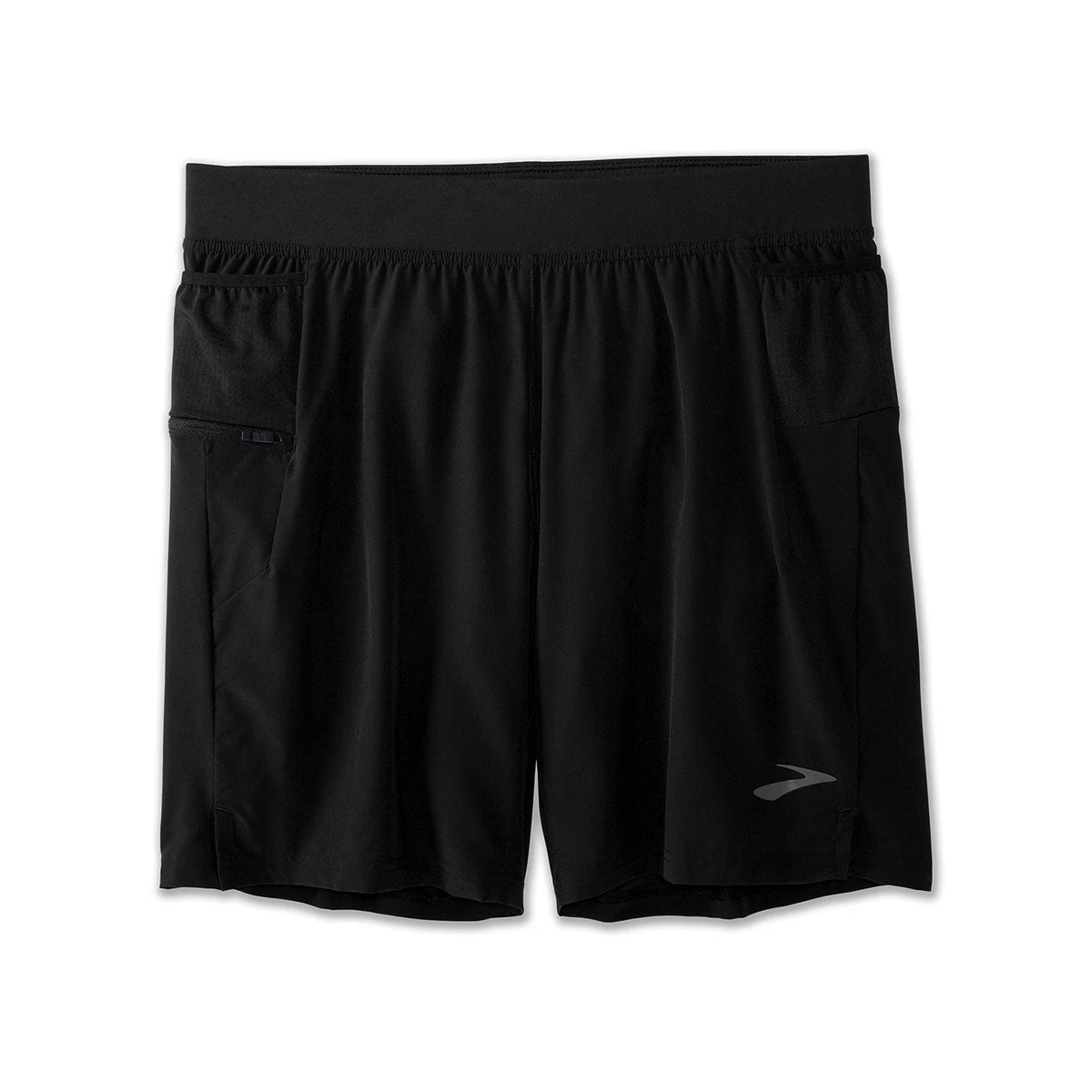 BROOKS Men's Sherpa 7" 2-In-1 Short - Black 1 BROOKS Men's Sherpa 7" 2-In-1 Short - Black