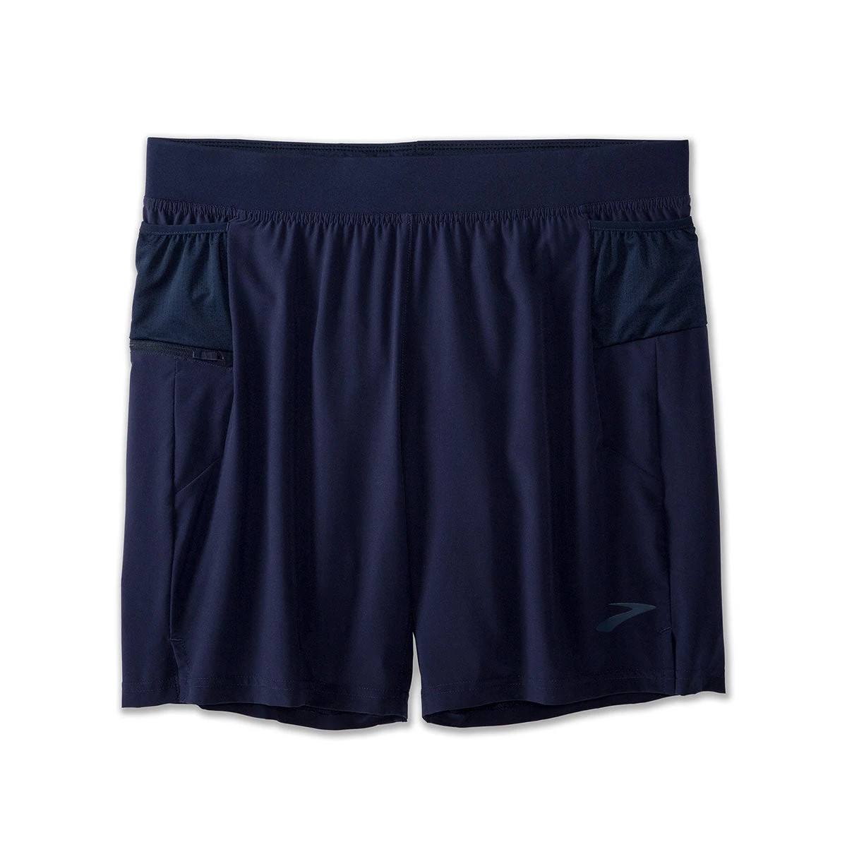 BROOKS Men's Sherpa 7" 2-In-1 Short - Navy 1 BROOKS Men's Sherpa 7" 2-In-1 Short - Navy