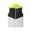 BROOKS Men's Run Visible Insulated Vest - White/Asphalt/Nightlife