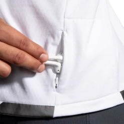 BROOKS Men's Run Visible Thermal Hoodie - White/Asphalt/Nightlife -Patagonia Shop 211411 134 D2 Run Visible Thermal Hoodie