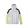 BROOKS Men's Run Visible Thermal Hoodie - White/Asphalt/Nightlife