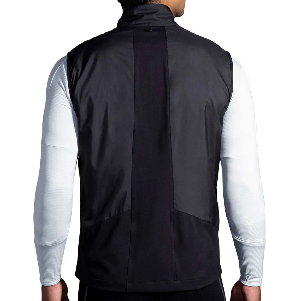BROOKS Men's Shield Hybrid Vest 2.0 - Black 3 BROOKS Men's Shield Hybrid Vest 2.0 - Black - Image 3