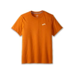 BROOKS Men's Distance Short Sleeve 2.0 Top- Htr Autumnal