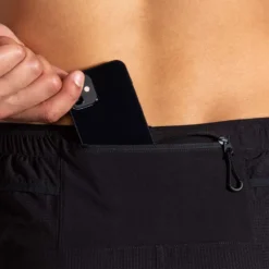 BROOKS Men's High Point 7" 2-in-1 Short - Black -Patagonia Shop 211454 001 D4 High Point 7in 2in1 Short