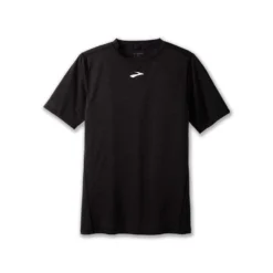 BROOKS Men's High Point Short Sleeve Shirt - Black