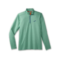 BROOKS Men's Dash 1/2 Zip 2.0 - Htr Sage
