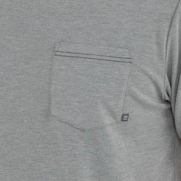 Men's Bamboo Flex Pocket Tee - Heather Graphite 2 Men's Bamboo Flex Pocket Tee - Heather Graphite - Image 2