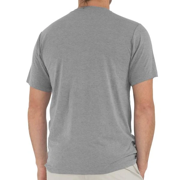 Men's Bamboo Flex Pocket Tee - Heather Graphite 3 Men's Bamboo Flex Pocket Tee - Heather Graphite - Image 3