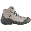 Oboz Women's Bridger Mid B-DRY Hiking Shoe- Frost Gray