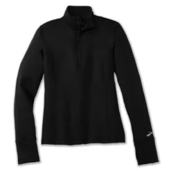 BROOKS Women's Dash 1/2 Zip Top - Black