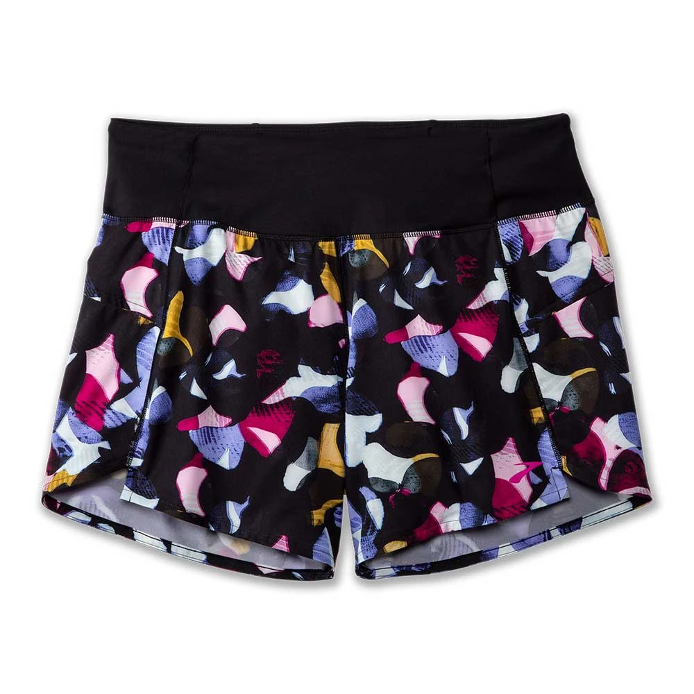 BROOKS Women's Chaser 5in Shorts - Fast Floral Print 1 BROOKS Women's Chaser 5in Shorts - Fast Floral Print